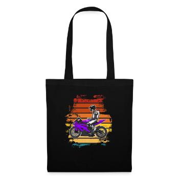 Moto Lifestyle / Moto / Moto motard - Sac en tissu - noir - Devant