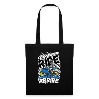 Moto Lifestyle / Moto / Moto motard - Sac en tissu - noir - Devant