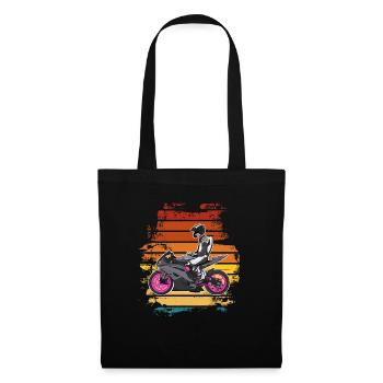 Motorcycle Lifestyle / Motorcycle / Motorcycle biker - Tote Bag - black - Front