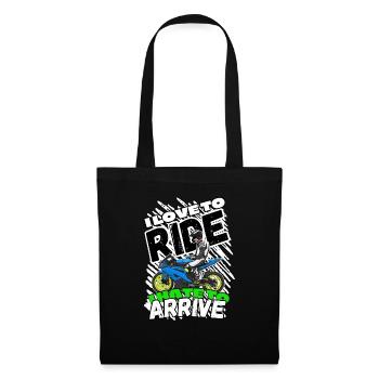Moto Lifestyle / Moto / Moto motard - Sac en tissu - noir - Devant