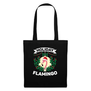 Holiday Flamingo Lover Merry Xmas Christmas Day - Tote Bag - black - Front