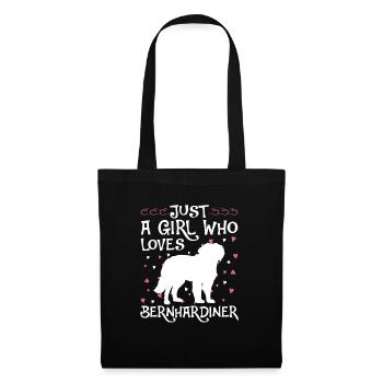 St. Bernard Gift Dogs - Tote Bag - black - Front