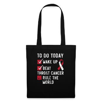 Throat Cancer Head and Neck Cancer Awareness - Tote Bag - black - Front