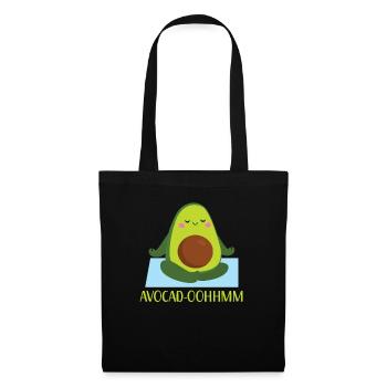 Avocado Yoga Fitness Spiritual Exercise Vegan - Tote Bag - black - Front