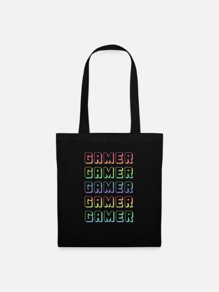 GAMER GAMER GAMER - Stoffbeutel - Schwarz