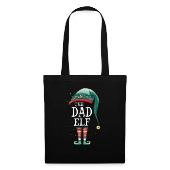 The Dad Elf Matching Group christmas - Tote Bag - black - Front
