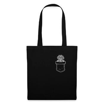 Bolonka Zwetna Chiens cadeaux - Sac en tissu - noir - Devant