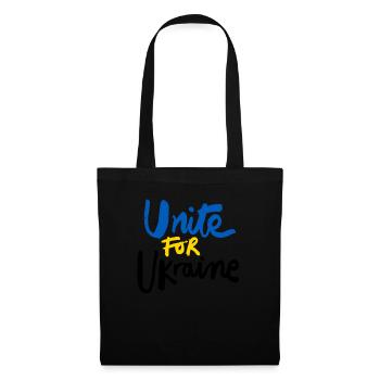 Stand with Ukraine Peace No War - Stoffbeutel - Schwarz - Vorne