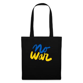 Soutenez l’Ukraine, la paix et non la guerre - Sac en tissu - noir - Devant