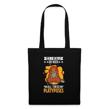 Platypus Gift Platypus - Tote Bag - black - Front