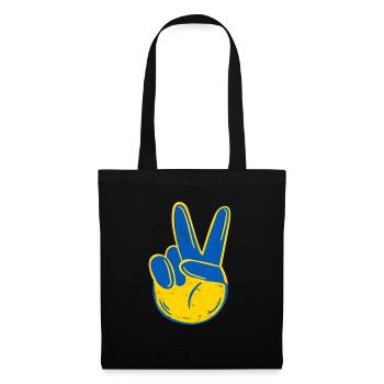 Stand with Ukraine Peace No War - Tote Bag - black - Front