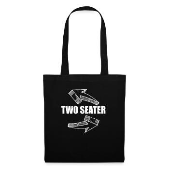 Hilarant particulier ennuyeux douteux ironique - Sac en tissu - noir - Devant