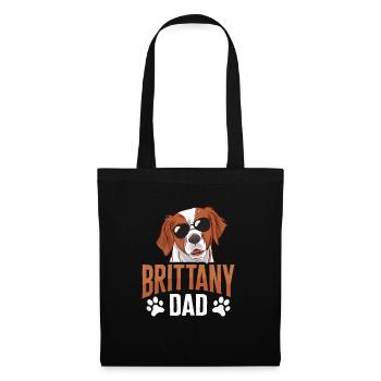 French Brittany Spaniel Epagneul Breton Gift - Tote Bag - black - Front