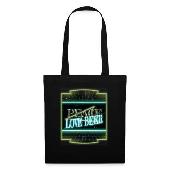 Hippie Bday Beer Funny Best Desaign Beer Pong - Sac en tissu - noir - Devant