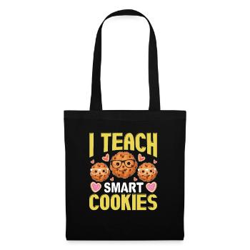 Funny teacher I teach smart cookies - Tote Bag - black - Front