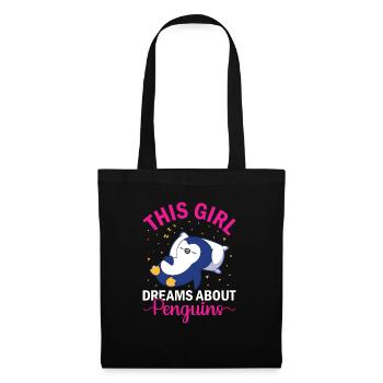 King Penguin Emperor Penguin Penguin Gift - Tote Bag - black - Front