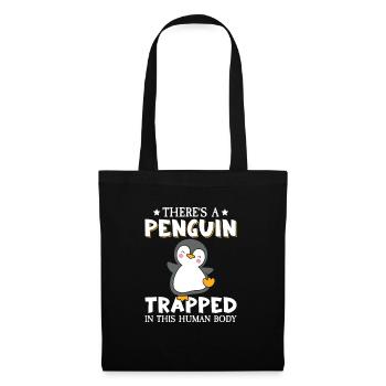 King Penguin Emperor Penguin Penguin Gift - Sac en tissu - noir - Devant