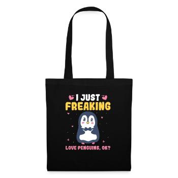 King Penguin Emperor Penguin Penguin Gift - Tote Bag - black - Front