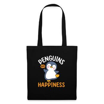 King Penguin Emperor Penguin Penguin Gift - Tote Bag - black - Front