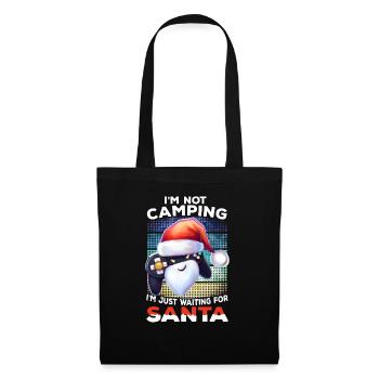 Chapeau de Noël Gamer Slogan Gambler Gift Gambling - Sac en tissu - noir - Devant