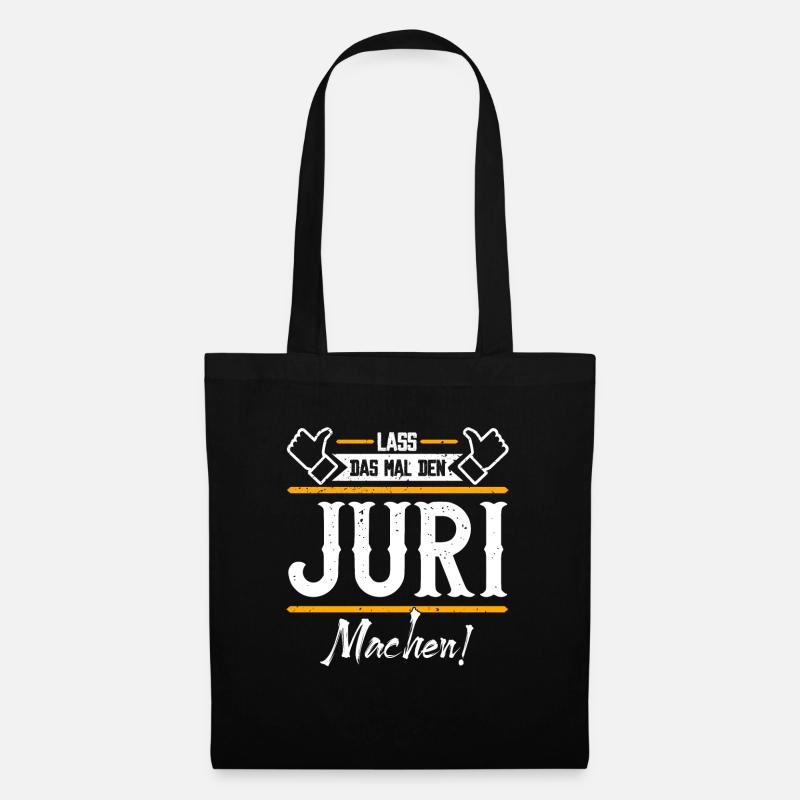 Juri Geschenkidee Geschenk Geburtstag - Stoffbeutel - Schwarz