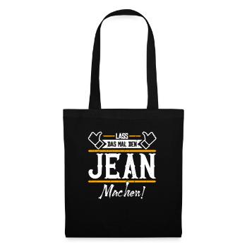 Jean Geschenkidee Geschenk Geburtstag - Stoffbeutel - Schwarz - Vorne