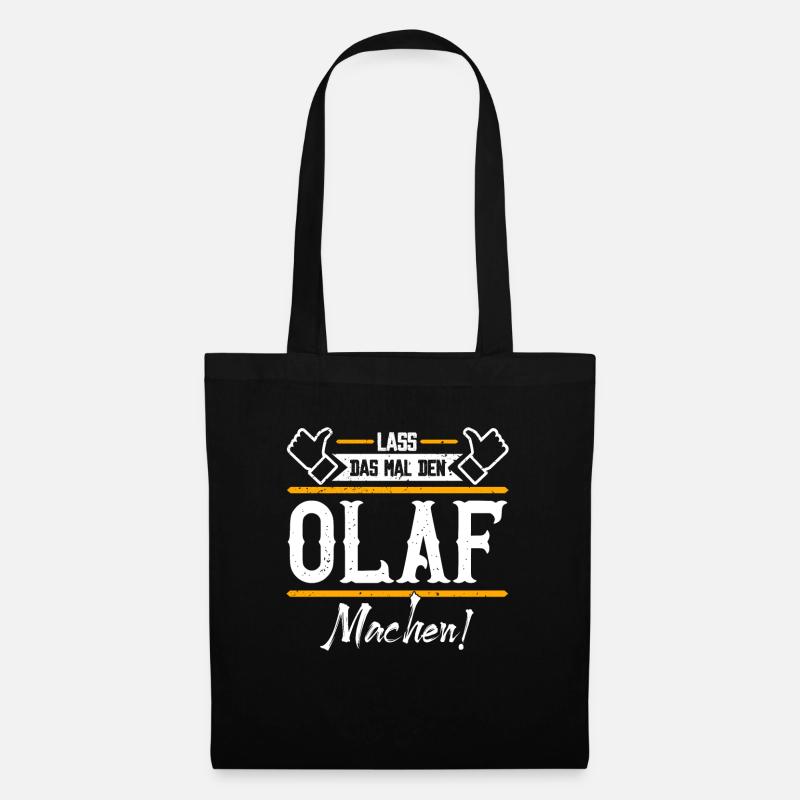 Olaf Geschenkidee Geschenk Geburtstag - Stoffbeutel - Schwarz