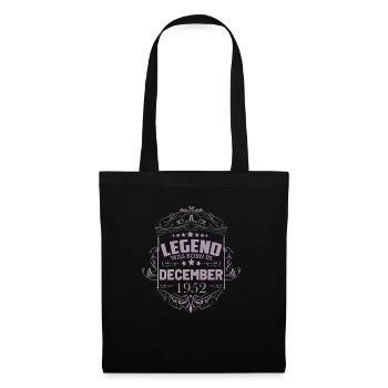 A legend was born in December 1952 70 - Tote Bag - black - Front