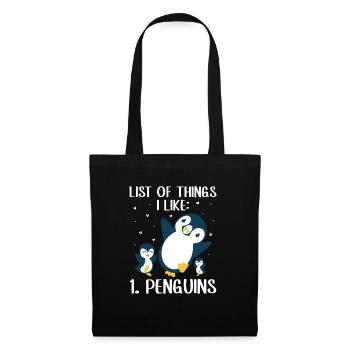 King Penguin Emperor Penguin Penguin Gift - Tote Bag - black - Front