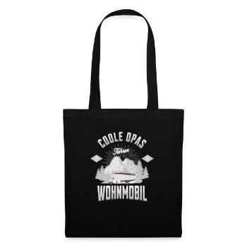 Coole Opas fahren Wohnmobil Wohnmobil - Stoffbeutel - Schwarz - Vorne