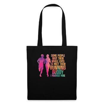 Running Runner Half Marathon - Tote Bag - black - Front