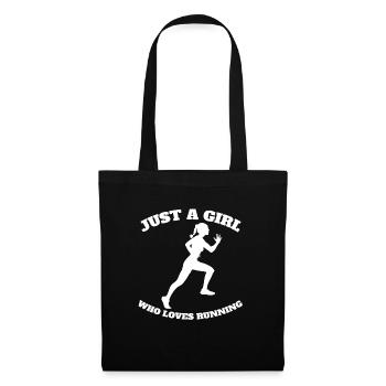 Jogger cardio training race fit jogging running - Tote Bag - black - Front