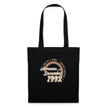 Edition limitée géniale depuis décembre 1992 - Sac en tissu - noir - Devant