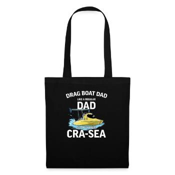 Drag Boat Racing I Drag Boat Driver Speedboat - Stoffbeutel - Schwarz - Vorne