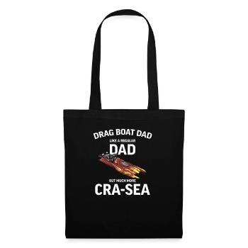 Drag Boat Racing I Drag Boat Driver Speedboat - Stoffbeutel - Schwarz - Vorne