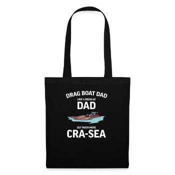 Drag Boat Racing I Drag Boat Driver Speedboat - Stoffbeutel - Schwarz - Vorne
