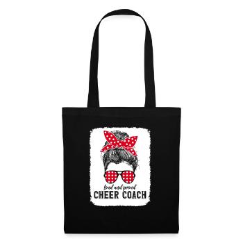 Funny Cheer Coach Lifestyle Ironic Sarcastic - Tote Bag - black - Front