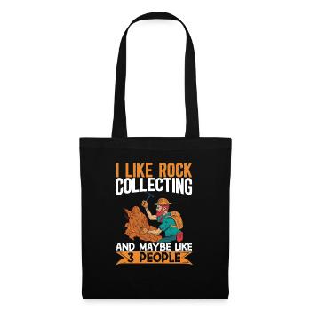 Rockhound Geology Rock Collecting Stone Collectors - Tote Bag - black - Front