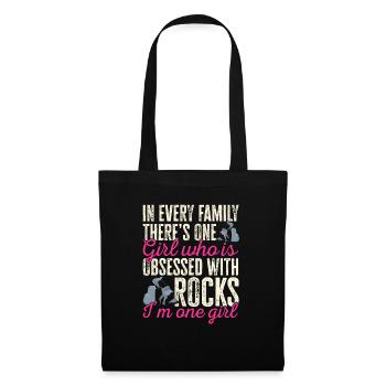 Rockhound Geology Rock Collecting Stone Collectors - Tote Bag - black - Front