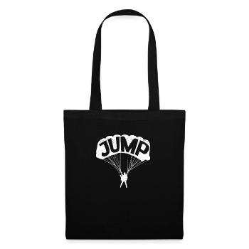 Parachute d’amour de saut de base - Sac en tissu - noir - Devant