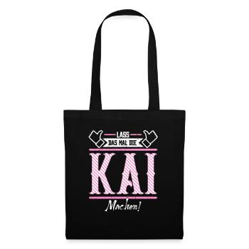 Kai Geschenkidee Geschenk Geburtstag - Stoffbeutel - Schwarz - Vorne