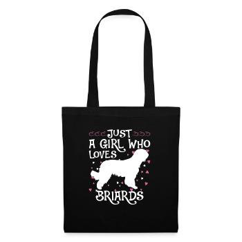 Briard Gift Dogs - Tote Bag - black - Front