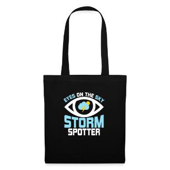 Eyes On The Sky - Storm Spotter Meteorologist Sto - Stoffbeutel - Schwarz - Vorne