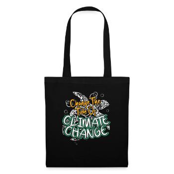 Change The Tide Of Climate Change - Tote Bag - black - Front