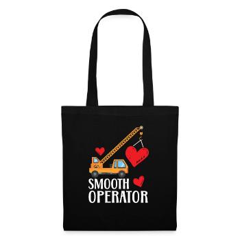 Smooth Operator Valentinstag Herztag Amor - Stoffbeutel - Schwarz - Vorne