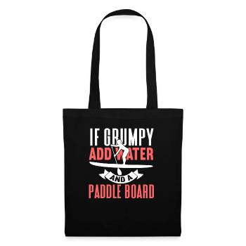 SUP Paddle Board Paddleboard - Sac en tissu - noir - Devant