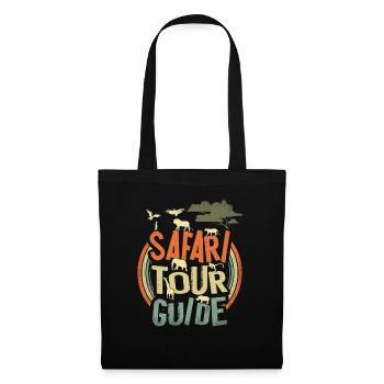 Safari Tour Guide - Stoffbeutel - Schwarz - Vorne