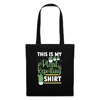 Amoureux des plantes Jardinage Jardiniers - Sac en tissu - noir - Devant