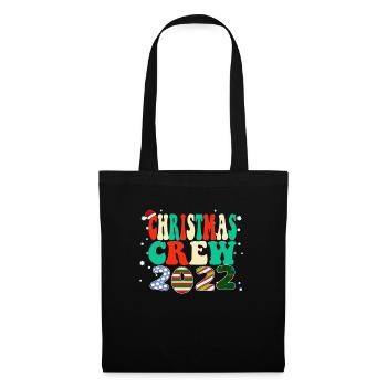Christmas Crew - Family Vintage Christmas Pajama - Tote Bag - black - Front