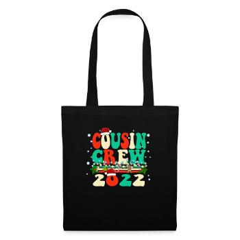 Vintage Color Classic Christmas Design - Cousin Cr - Sac en tissu - noir - Devant